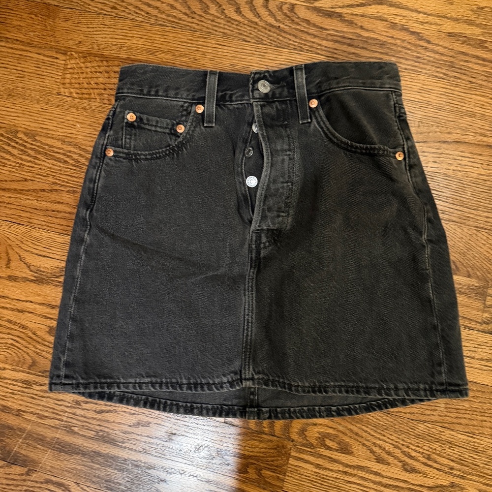 Size 26 Free People Jean Skirt